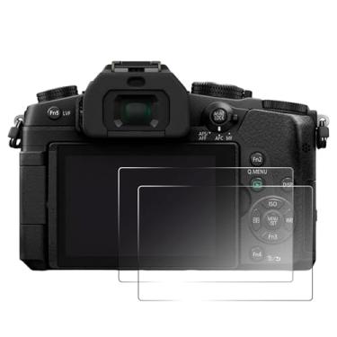 Imagem de pssped 2 peças protetoras de tela compatíveis com Panasonic GH6 GX9 GX85, película de vidro temperado de dureza 9H cristalina, acessórios para câmera digital, impressão antiarranhões e dedos