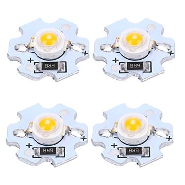 Imagem de GLOGLOW 25pcs Chips de LED 5V, Contas de Lâmpada de Base de Alumínio de Alta Potência 1W 200LM Com Baixa Deterioração de Luz, para Lanternas de Iluminação DIY Faróis de Holofotes (Iluminação