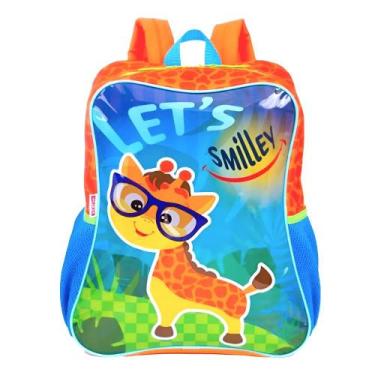 Imagem de Mochila de Costas Oficial Sestini Laranja Girafa Resistente