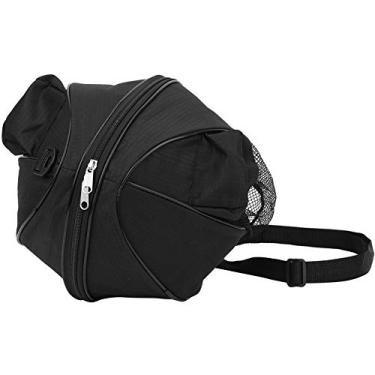 Imagem de KIMISS Bolsa de Basquete Redonda à Prova d'água para Treinamento Esportivo de Futebol e Vôlei Com Bolsos de Rede - Mochila de Boi Portátil para Atletas - Alça de Transporte Conveniente Incluída