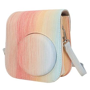 Imagem de Cryfokt Capa Protetora para Câmera Instantânea Mini 11 Com Alça de Ombro Ajustável para Fácil Filmagem, Material PU, Adequada para Amigos e Familiares (#1)