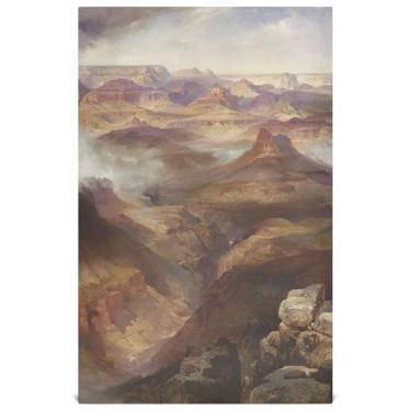 Imagem de Joisal Thomas Moran American Grand Canyon Colorado River Toalhas de mão de chá fofas toalhas de prato decorativas para panos de prato de cozinha panos de prato reutilizáveis absorventes 45 x 71 cm, 1