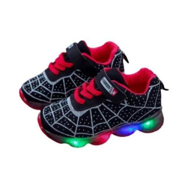 Imagem de Tênis Infantil Respirável Do Homem-Aranha Para Meninos, Sapatos Casuai