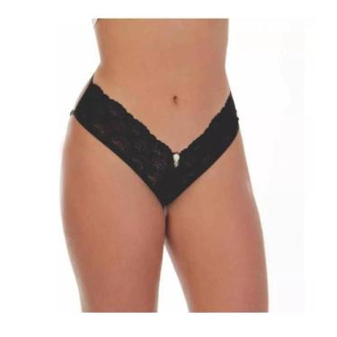 Imagem de Calcinha Aberta Fio Dental Lexa Tamanho Único Veste 36 ao 40