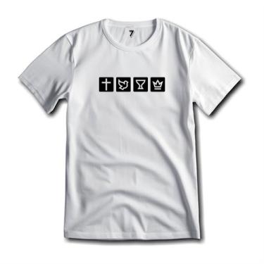 Imagem de Camiseta Igreja Quadrangular Algodão Premium Cristã - Sete Sete Esport