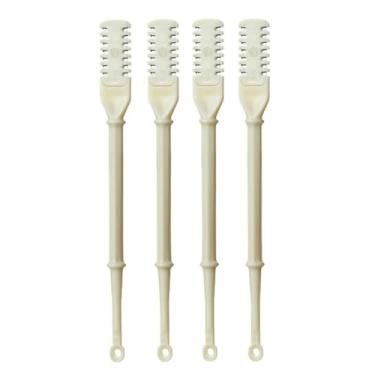 Imagem de Aparador Manual de Pelos do Nariz, 4 Peças, Cortador Nasal Manual