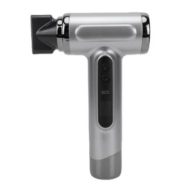 Imagem de Asixxsix Secador de cabelo sem fios, 200W USB recarregável portátil secador de sopro com bateria de 15600mAh, USB recarregável, de cabelo frio e quente para uso em casa de