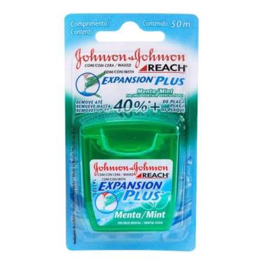 Imagem de Fio Dental Reach Expansion Plus Menta Johnson's 50m, Menta, 50m