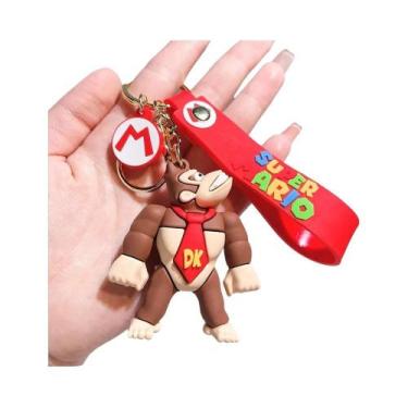 Imagem de Chaveiro Super Mario Fofo: Pingente De Carro Mario, Toad, Yoshi, Goomb