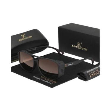 Imagem de Óculos De Sol Polarizados Unissex Com Armação Grande, Proteção UVA B P