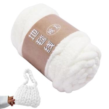 Imagem de Cobertor de fio de chenille - fio de crochê de chenille | Bolas de lã de poliéster para artesanato, vários usos para mãos e cachecol DIY