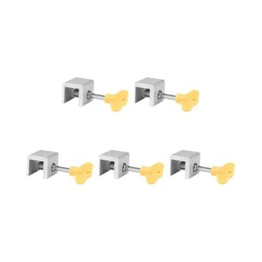 Imagem de Trava De Segurança Antifurto Para Portas E Janelas Deslizantes De Liga