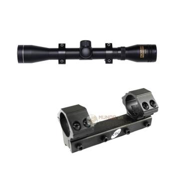 Imagem de Luneta Rossi 4x32 + Mount único - 11mm