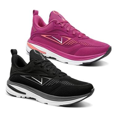 Imagem de Kit 2 Tênis Feminino Vili Fusion Masculino para Caminhada Academia-Feminino