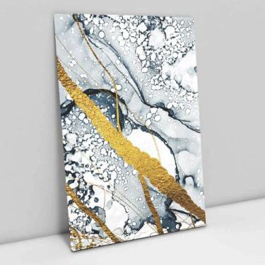 Imagem de Quadro Decorativo Abstrato Mármore Delux em tela Canvas - TaColado, 90