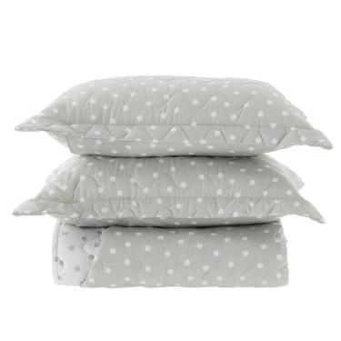 Imagem de Jogo Cobre Leito New Innovi King 100% Algodão 180 Fios Kacyumara - Poa Nick