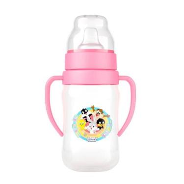 Imagem de copo transição treinamento bebê 300ml Looney Tunes bico macio redutor 