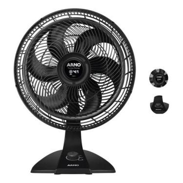 Imagem de Ventilador Arno Turbo Force 2 Em 1 Preto De Piso 40 Cm De Di