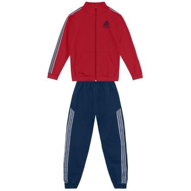 Imagem de Conjunto infantil menino em moletom com listras Brandili