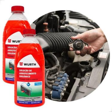 Imagem de Kit 2 Fluidos aditivo Para Radiador Com Monoetilienoglicol wurth, Lara