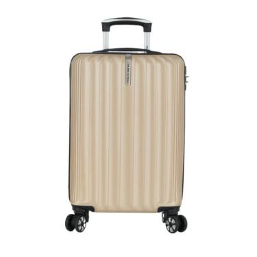 Imagem de Mala de Viagem Bordo Travel com Rodas Removíveis Polo King, Bege, P