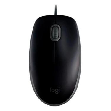 Imagem de Mouse Logitech com Fio USB M110 Preto 910-006756-C