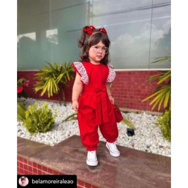 Imagem de Macacão Vermelho Lizzie - Joaninha Baby, 03M A 06 MESES