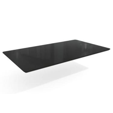 Imagem de Tampo Mesa Sala de Jantar Madeirado c/Vidro TA56 Retangular 90X160cm P