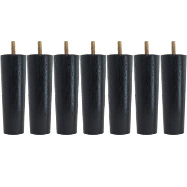 Imagem de Kit 7 Pés Para Móveis Cama Box Casal Pe Para Cama Box E Bau