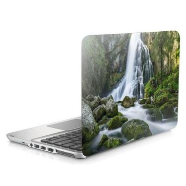 Imagem de Skin Adesivo Protetor Para Notebook 15" Cachoeira Lago Rio D1 - Skin Z