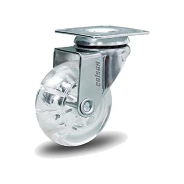 Imagem de Rodinha Giratória C/Placa e Roda em Gel S/Trava 35mm 1.3/8 Colson 3904