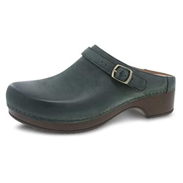 Imagem de Dansko Sapato feminino Berry Mule-Slip-on, confortável, leve, Verde polido, 9.5-10
