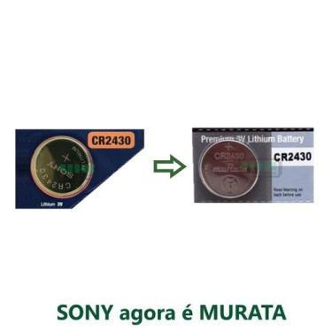 Imagem de Cr2430 3V Lithium Sony Murata / 1 Bateria