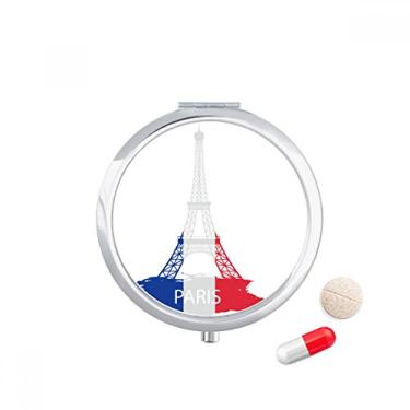 Imagem de Porta-comprimidos, porta-comprimidos, caixa de armazenamento de medicamentos da Torre Eiffel Paris França