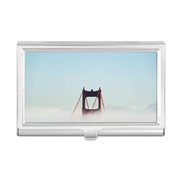 Imagem de Capa para cartão de visita da Fog Golden Gate Bridge Bay Cloud