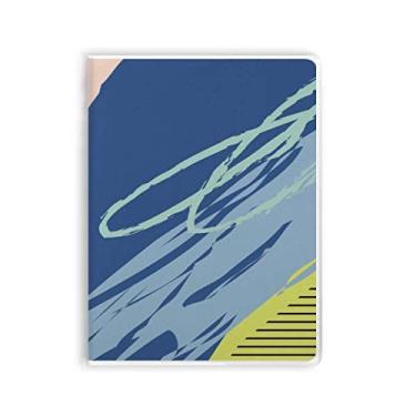 Imagem de Caderno com desenho de plantas abstratas pacífico capa de goma para diário capa macia