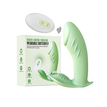 Imagem de Vibrador Controle Remoto Sem Fio Estimulador Adulto Erótico Zatla Shop (Verde)