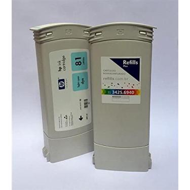 Imagem de Cartucho Remanufaturado HP 81 Light Cyan (C4934A)
