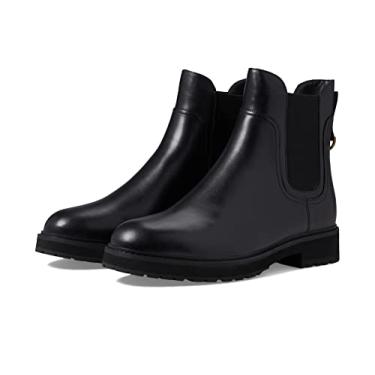 Imagem de Cole Haan Bota feminina Greenwich impermeável até o tornozelo, Wp Black Madge/Black Os/Black Gore, 5.5