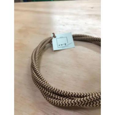 Imagem de Kit Extensão Elétrica Colorida 3,0 Mts Machofêmea Branco Decorativa