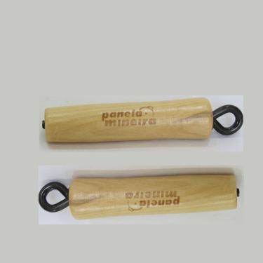 Imagem de 2 Cabos de madeira p/ panelas, frigideiras e chapas de ferro