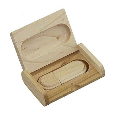 Imagem de 32 GB Branco caixa de madeira modelo USB Flash Drive pendrive USB 2,0 flash disco memória stick USB unidade USB stick USB cartão USB flash disco polegar cartão flash flash flash cartão flash