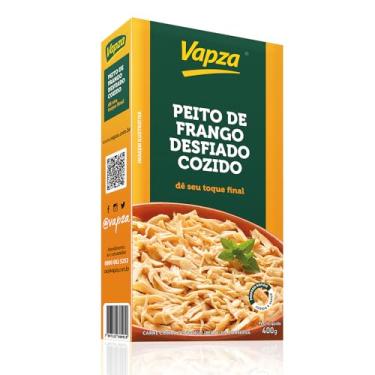 Imagem de Peito de Frango Desfiado Cozido 400G Vapza Peso líquido 400g