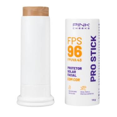 Imagem de Pro Stick Protetor Solar Facial FPS96 PRO15 14g Pink Cheeks - Resistente Água Esporte Beleza Solar Maquiagem Sombra Radicais Livres Textura Pele, Pink Cheeks