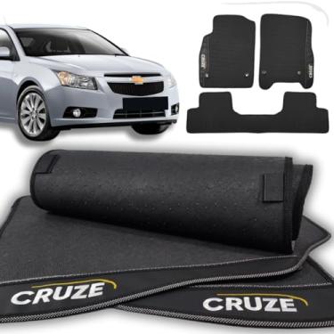 Imagem de Tapete Borracha Para o Cruze 2011 2012 2013 2014 2015 2016 Proteção do Carpete e Assoalho