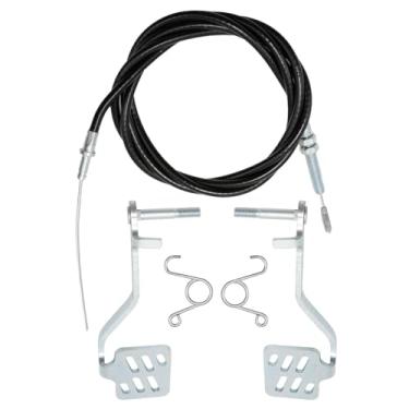 Imagem de Zreneyfex Kits de pedais de acelerador de freio com molas de retorno de cabo de acelerador de 71" compatíveis com rádio Flyer Road Rocket compatível com Azusa Carter 196cc 212cc 6,5hp Racing Drift