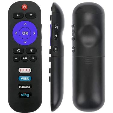 Imagem de UBay RC280 – Controle remoto de substituição para TCL ROKU Smart TV com CBSNEWS Netflix Sling VUDU