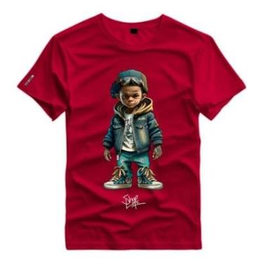 Imagem de Camiseta Personalizada Kid Rapper Tattoo Criança Style-Unissex
