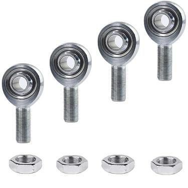 Imagem de GaiRen Juntas Heim de 5/8", JMX Series 3 peças para serviço pesado, 1,58 cm, kit de extremidade de haste com porcas de geléia, pacote com 4