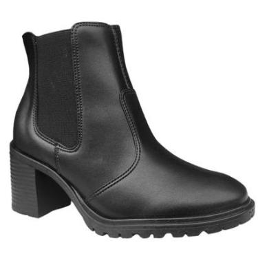 Imagem de Bota Beira Rio Salto Médio Grosso Chelsea Feminina 9075.107-Feminino